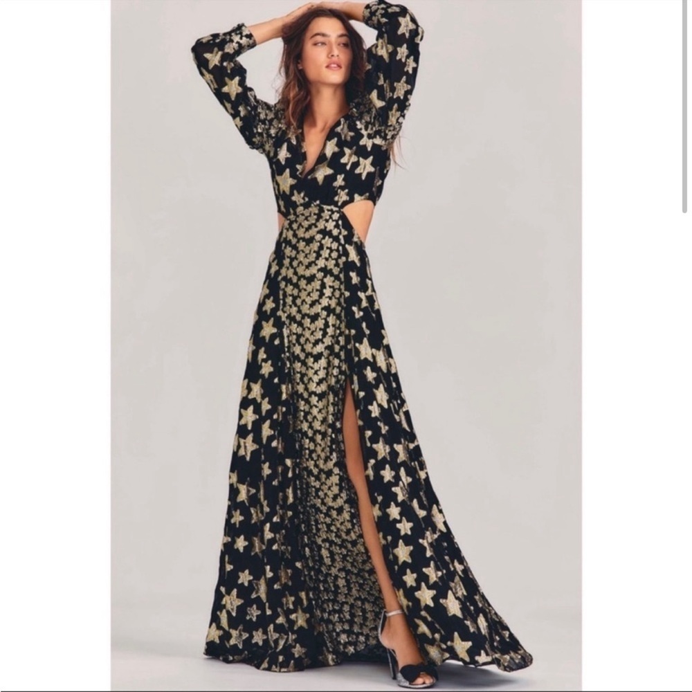 Rare LoveShackFancy Aneesha Maxi Gown Dress size S